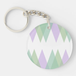Triangles vert et lilas