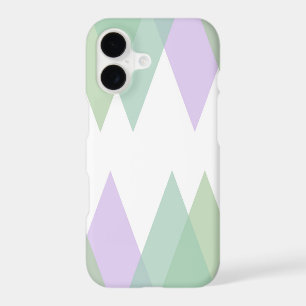 Triangles verts et lilas