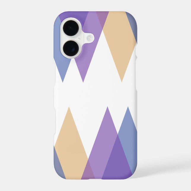 Triangles violets, bleus et jaunes (Verso)