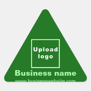 Triangulaire Site Web d'affaires sur Sticker Triangle Vert