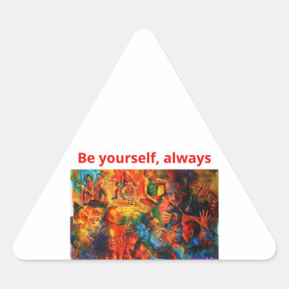 Triangulaire Soyez votre Sticker