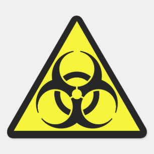 Triangulaire Sticker Biodanger