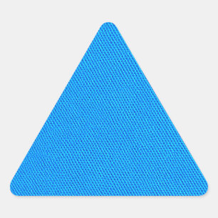 Triangulaire Sticker bleu