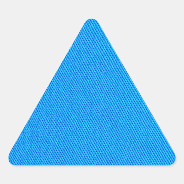 Triangulaire Sticker bleu (Devant)