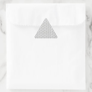 Triangulaire Sticker Carré Motif pour lames gothiques