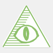 Sticker pour triangle d'oeil Illuminati - Cash Gre