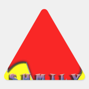 Triangulaire Sticker SHMILY Triangle