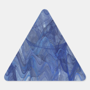 Triangulaire Sticker triangle Abstrait bleu