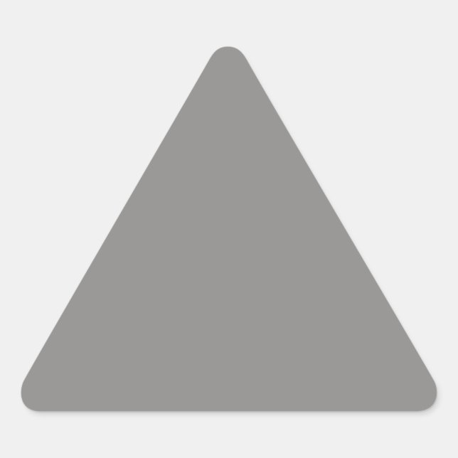Triangulaire Sticker triangle gris clair (Devant)