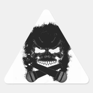 Triangulaire Sticker Triangle KaC Skull