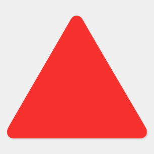 Triangulaire Sticker triangle rouge