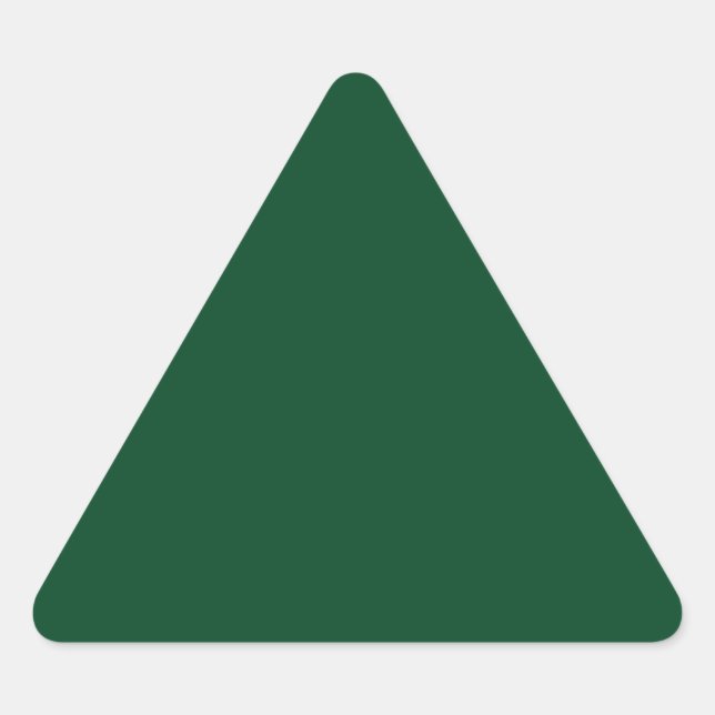 Triangulaire Sticker triangle vert forêt (Devant)