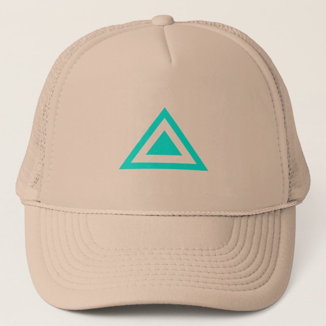 Triangular Arrow 01 Trucker Hat (Front)