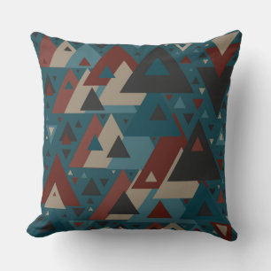 Triangular Dance Throw Pillow