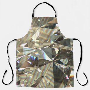 Triangular diamond shapes: layered texture. apron