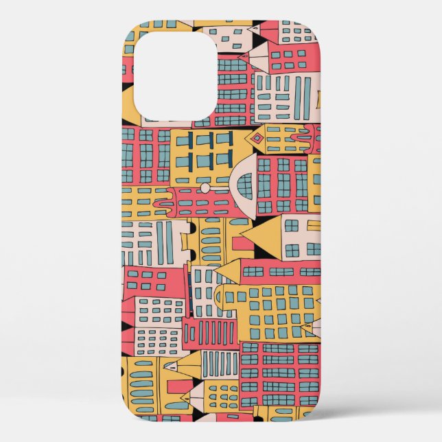 Triangular Geometric: Colourful Abstract Backgroun Case-Mate iPhone Case (Back)