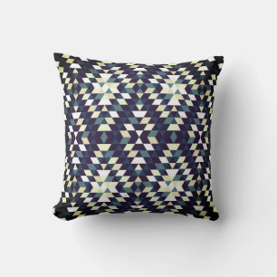 Triangular Geometric Throw Pillow