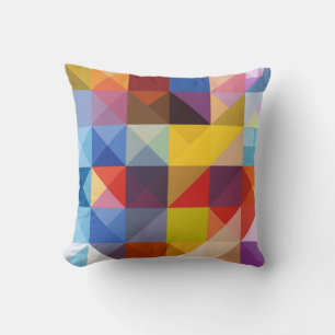 Triangular Mosaic Throw Pillow