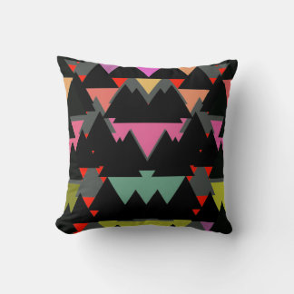 Triangular Pattern Throw Pillow
