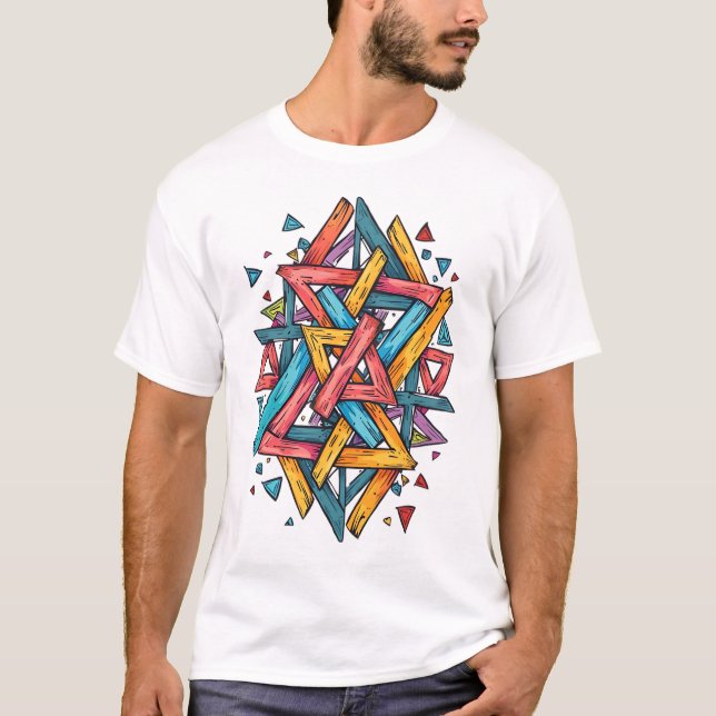 Triangular Tapestry T-Shirt (Front)