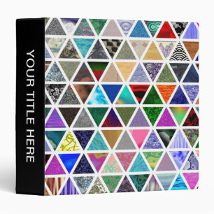 Triangular Textures Binder