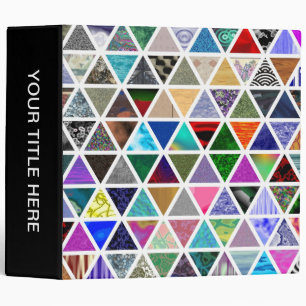 Triangular Textures Binder