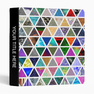 Triangular Textures Binder