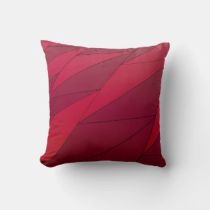 triangular throw pillow