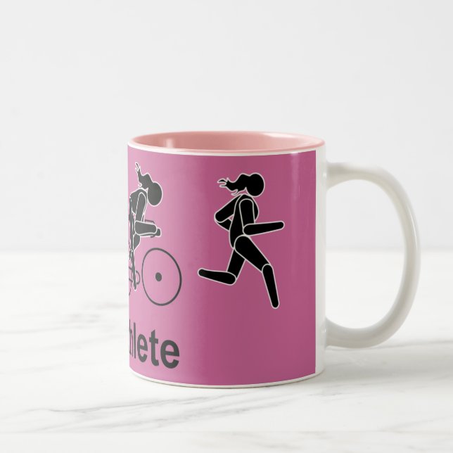 Triathlète Mug (Droit)