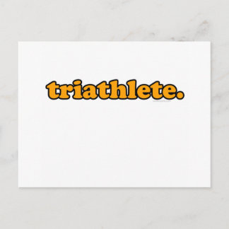 triathlete postcard