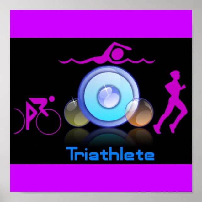 TRIATHLETE POSTER (Devant)