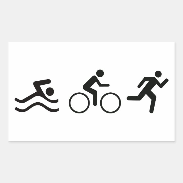 Triathlete Sticker (Front)