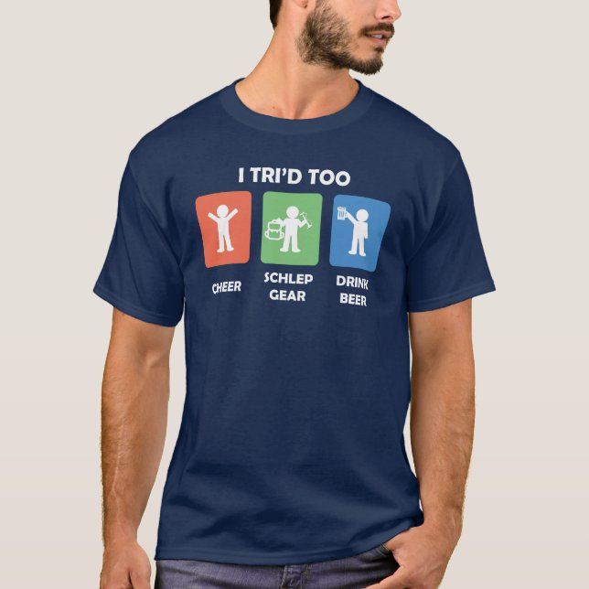 Triathlete supporter shirt (Front)