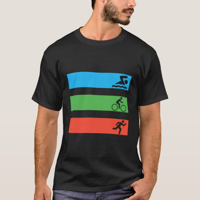 Triathlete Triathlon T-Shirt (Front)