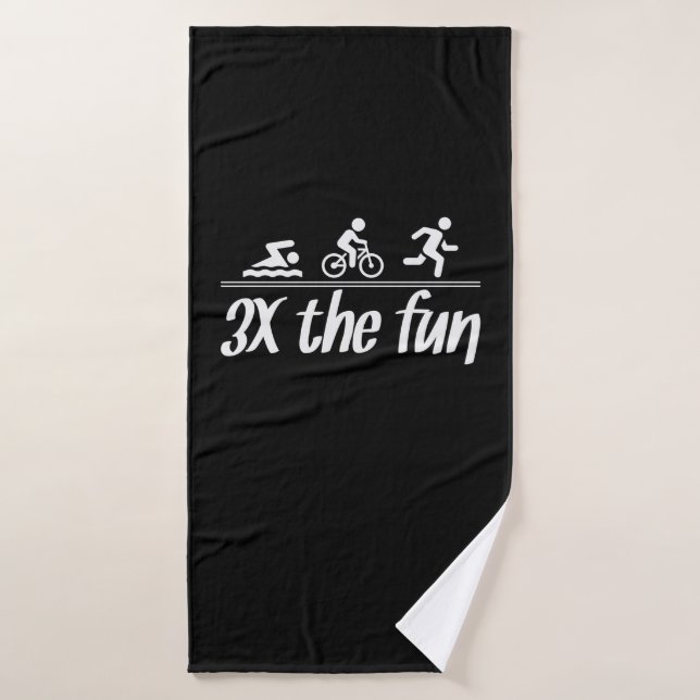 Triathlon (Serviette de bain)