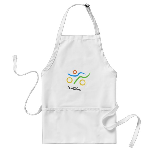 Triathlon1_Zazzle Standard Apron (Front)