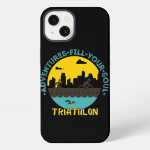 Triathlon. Adventure fill your soul   iPhone 13 Case