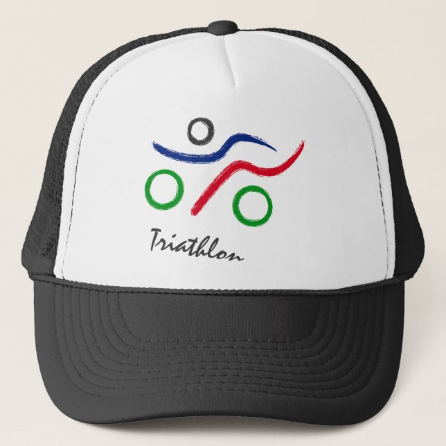 Triathlon best seller! trucker hat (Front)