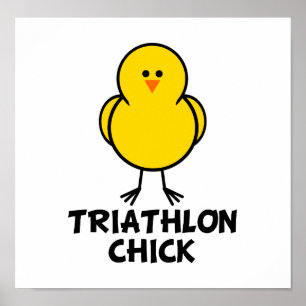 Triathlon Chick Poster
