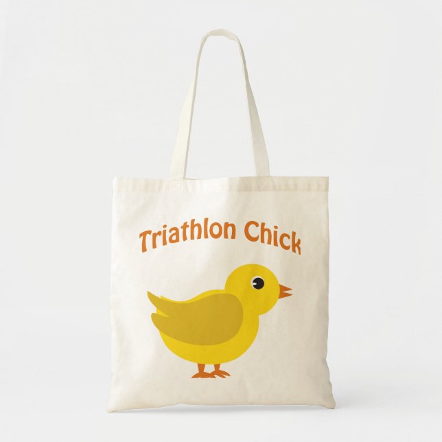 Triathlon Chick Tote Bag (Front)