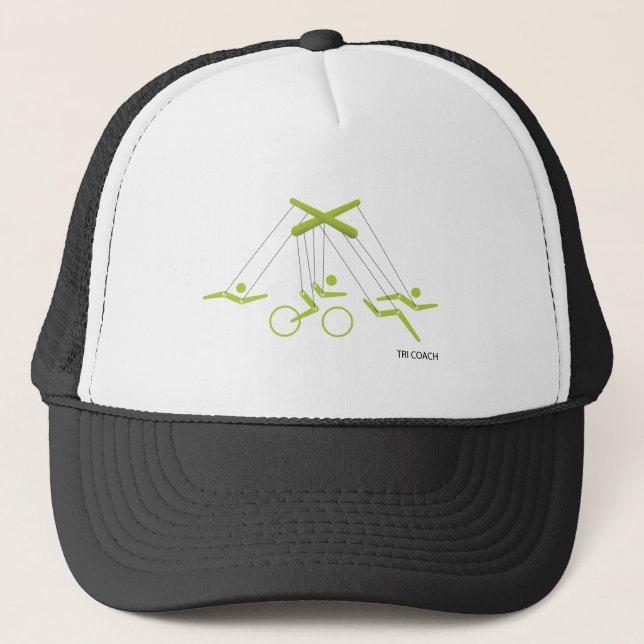 Triathlon coach, Triathlon trainer Trucker Hat (Front)