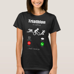 Triathlon  Competition Swim Bike Run T-Shirt