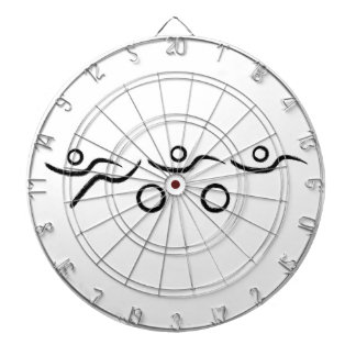 Triathlon cool and unique design dartboard