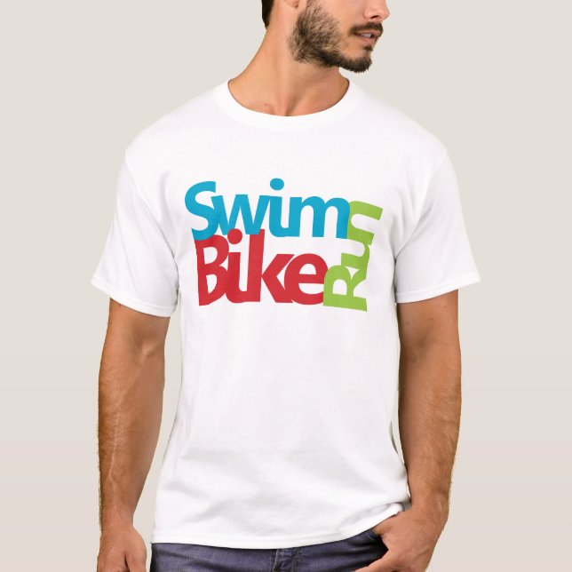 Triathlon cool and unique design T-Shirt (Front)