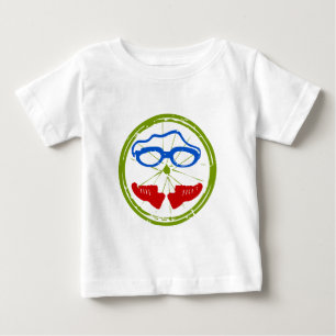 Triathlon cool artistic design baby T-Shirt