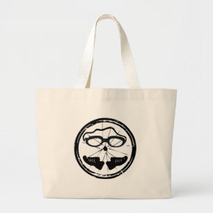 Triathlon cool artistic design large tote bag
