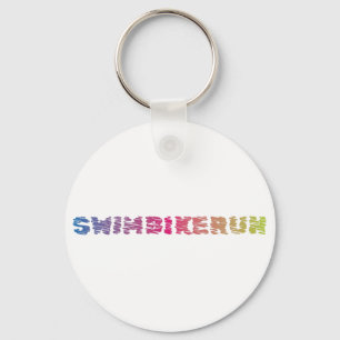 Triathlon cool design keychain