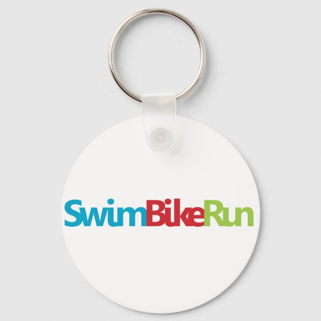 Triathlon Cool Design Keychain (Front)