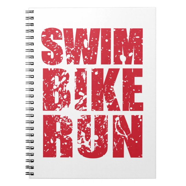 Triathlon cool design notebook (Front)