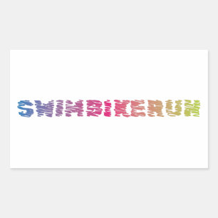 Triathlon cool design sticker